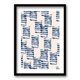thumbnail image 1 of Cuadro Rayas Azules 50x35cms, 1 of 1