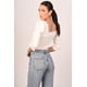 thumbnail image 2 of Blusa Akalia Collection Alessia Cropped White, 2 of 6