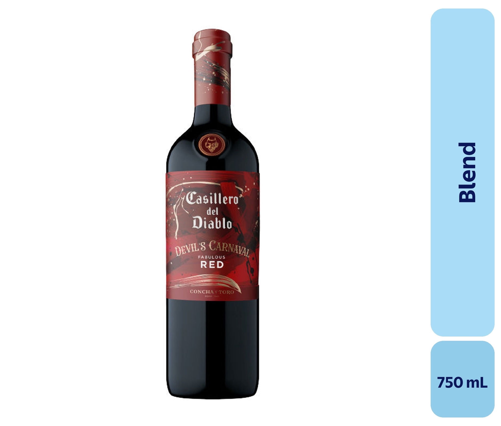 Vino Blend Botella 750 mL Casillero Del Diablo