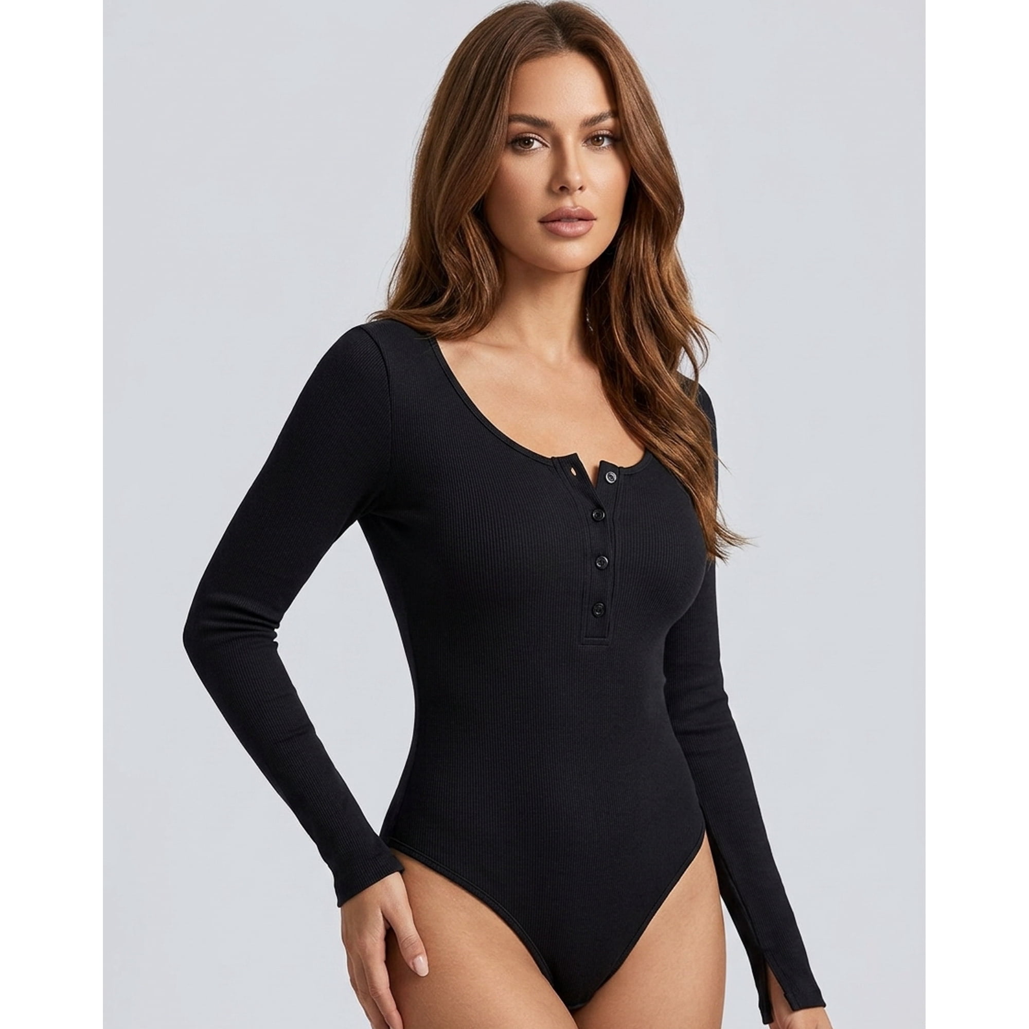 Flix Spa - Body Premium Manga Larga Soporte Y Estilo Pro - Yj311