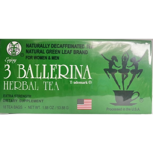 Té 3 Ballerina 18 bolsas 54 g sin cafeína