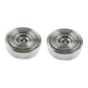 Genérico - Pack X2 14 Moldes Galletas Circulo Molde De Galleta Galleta
