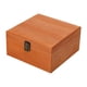 thumbnail image 2 of Caja De Almacenamiento De Madera Decoraciones Portátiles Para El Hogar Caja De Regalo Sin Terminar Caja De Baratija Marrón 19.5x19.5x10cm, 2 of 5