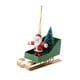 thumbnail image 2 of Adorno De Trineo, Accesorios Para Fotos, Colgante De árbol De Navidad Para Oficina, Estantería, Escritorio, Verde, 2 of 3