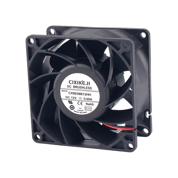 Ventilador Hidráulico De CC Para Refrigeración Por Escape De GPU, Servidor, Calentador, PC, CPU, Enfriador, 12 V