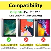 Funda Procase Para Ipad Pro 12.9 2017/2015 Modelo Antiguo Negro
