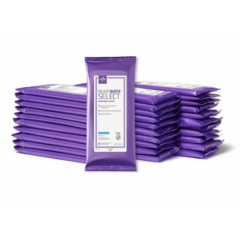 Toallitas De Baño Medline Readybath Select, Gruesas, Para Adultos, 240