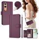 thumbnail image 2 of Funda Billetera de Cuero Sintético para OnePlus Nord CE4 Lite 5G, Morado Oscuro, 2 of 6