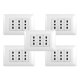 thumbnail image 1 of Pack 5 Tomacorriente Triple 10/16A 250V Blanco, 1 of 5