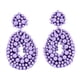 thumbnail image 2 of Pendientes Bohemios, Pendientes étnicos únicos, Colgantes, Para Citas, Regalo De Cumpleaños, Para Mujer, Morado, 2 of 3