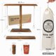 thumbnail image 2 of Ring Toss Game Tulyra XL 40 x 33 cm con vaso de chupito y funda, 2 of 6