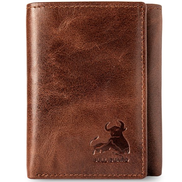 Cartera triple BULL GUARD, la mejor RFID de cuero para hombre