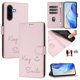 thumbnail image 5 of Funda Cartera para Samsung Galaxy A36 5G con Bloqueo RFID, Cierre Magnético y Ranuras Tarjetas Rosa, 5 of 6