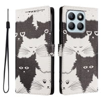 Foxdock Funda Tipo Cartera Para Honor X8B Con Soporte Y Correa – Diseño De Patrones Lindos