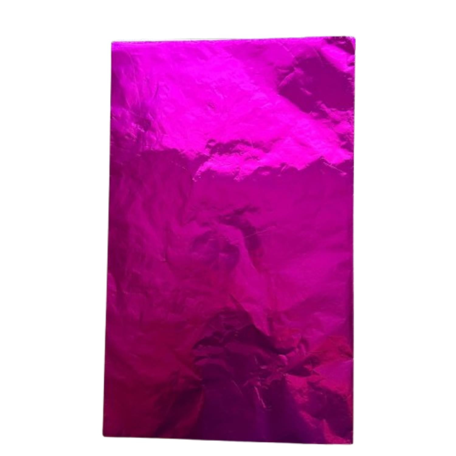Genérico - Pliego Papel Aluminio Fucsia