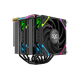 thumbnail image 2 of Disipador para CPU XYZ THERMAX 6 PRO DUO, 2x 120mm, 6 Heatpipes, Pantalla T°, Intel/AMD, Negro, 2 of 6