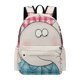 thumbnail image 1 of Gildo (dibujos animados)-theme Backpack, Campus style schoolbag Bookbag with Adjustable Shoulder Straps And Large Zip Compartment, Unisex Travel Bags.42x30x15cm, 1 of 6
