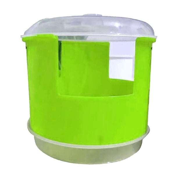 Bandeja para germinar semillas, bandeja de cultivo, bandeja multifuncional de gran capacidad para vivero hidropónico, caja para germinar semillas de maní, caja para plantar trigo. Verde