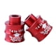 thumbnail image 4 of Adaptador del asiento de conversión del eje del tubo delantero del cubo de la bicicleta 74 a 100 mm Extensión Rojo, 4 of 5