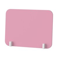 Ioensy - Divisor De Escritorio Divisor De Privacidad Mostrador De Pago Para Mostrador De Centro De Llamadas Rosa