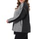 thumbnail image 4 of Agnes Orinda Conjuntos de Halloween para Mujeres Tallas Grandes Suéter con Costura en Contraste Expuesta Cuello Simulado Manga Larga Casual Suave Tejido de Punto Jersey 1X Gris, 4 of 6