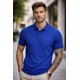 thumbnail image 1 of Polera Pique/polo Basica 100% Algodon Manga Corta 240g/m Azul Rey L Lisa, 1 of 3