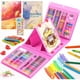 thumbnail image 2 of Set de Arte Vigorfun 240 Piezas Caballete Doble Rosa, 2 of 3