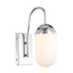 thumbnail image 1 of Aplique de Pared Living District Kace Cromo Vidrio Esmerilado 110V, 1 of 9