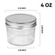 thumbnail image 2 of Frascos de vidrio Accguan 120 ml con tapas, juego de 40, plateados, 2 of 7