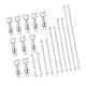 thumbnail image 4 of Cierres Y Cierres Magnéticos Para Collares, Artesanías, Colgantes, Extensores De Cadena, Plata, 4 of 5