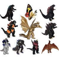 Set De 10 Juguetes Twcare Godzilla Con Bolsa De Transporte