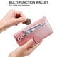 thumbnail image 4 of Funda con Cremallera para Motorola MOTO E7 Plus, Carcasa Cartera de Cuero PU con Soporte y Tarjetero, 4 of 5