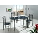 thumbnail image 2 of Juego de Comedor Marmol Con 4 Sillas Moderna 120cm x 67cm, 2 of 4