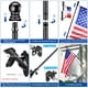 thumbnail image 5 of Kit de asta para bandera BONWIN de acero inoxidable de 1" y 1,5 m, negro, 5 of 8