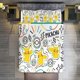 thumbnail image 1 of Comforter Set Queen Size, Pokmon - Doodle Pichu Set with Pillowcases for All Seasons,Bedding Set3s Bedroom Decor Bed ee, 1 of 5