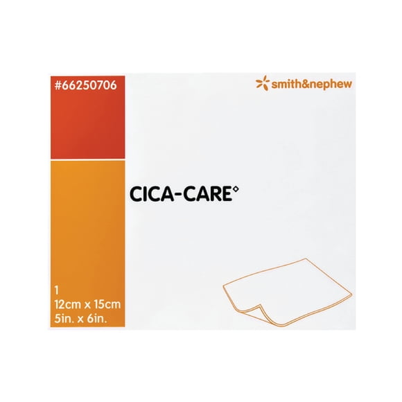 Producto para el cuidado de heridas Smith+Nephew, lámina de gel de silicona CICA-CARE