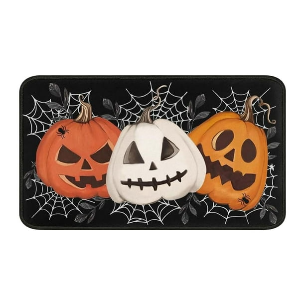Felpudo de Halloween, felpudo para puerta, decoración de fiesta, decoración de festival aterrador, felpudo para entrada al aire libre, balcón, pasillo 40cmx60cm