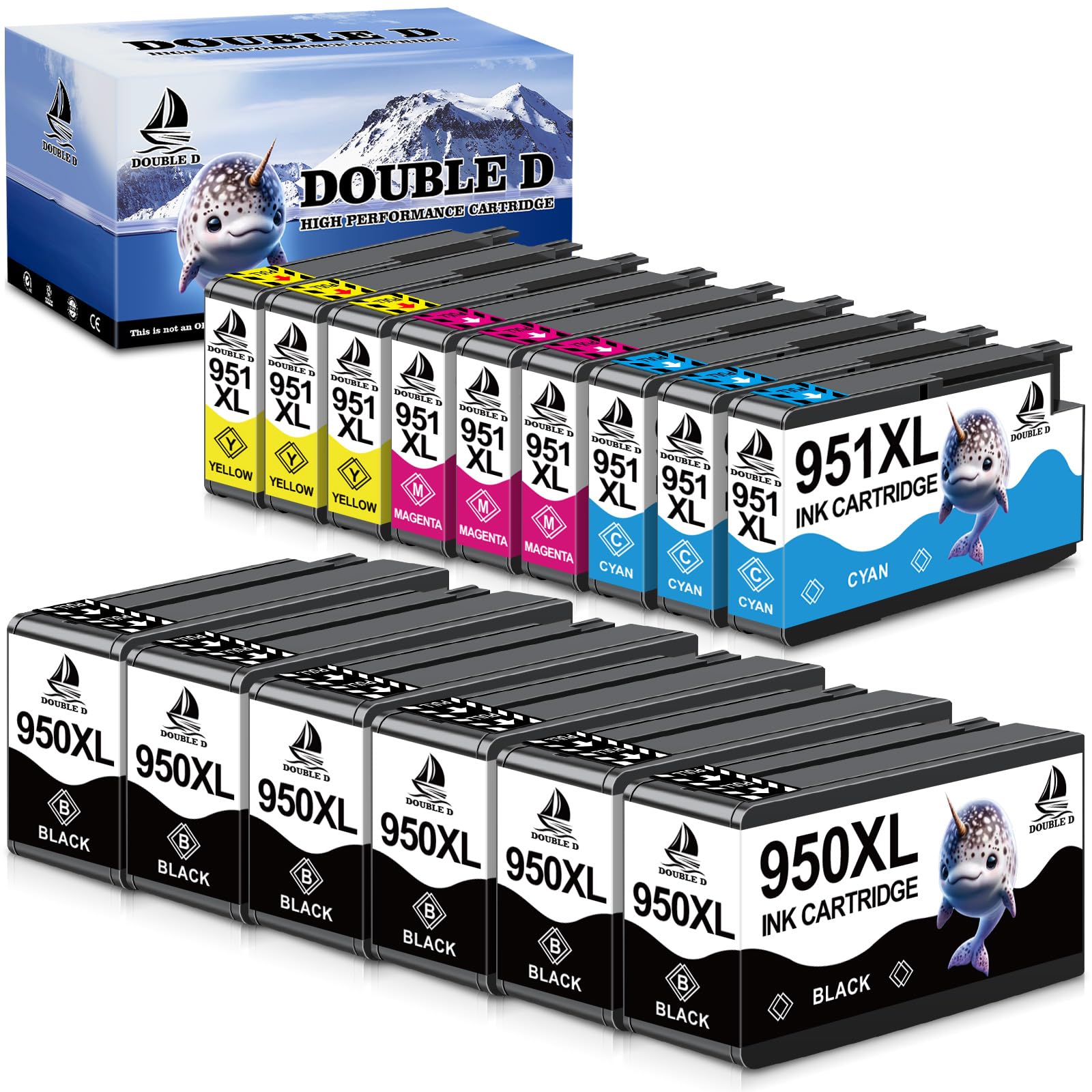 Cartuchos De Tinta Double D 950Xl 951Xl Para Hp Officejet Pro