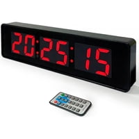 Electrolandia Chile - Reloj Digital Pared Led Jh120 Con Cronometro Control Remoto