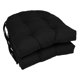 thumbnail image 1 of Cojín para silla Blazing Needles, sarga, respaldo redondeado, negro, 2 unidades, 1 of 2