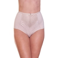 Baziani - Calzón Alto Algodón Encaje 20415