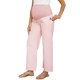 thumbnail image 4 of INSPIRE CHIC Pantalones de Maternidad para Mujeres Pierna Ancha Cintura Elástica Estampado a Rayas Sobre el Vientre Pantalones Casuales de Descanso para Embarazo 2XL Raya Rosa, 4 of 6