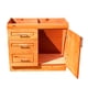 thumbnail image 4 of Mueble De Cocina Base De Lavaplatos Sin Fuenton 1000 Mm Estructura Aglomerado 18 Mm Frente De Madera, secador derecho, 4 of 4