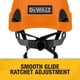 thumbnail image 5 of Casco De Seguridad Dpg22 Orange Type Ii Class E Ratcheting, 5 of 6