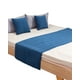 thumbnail image 3 of Juego De Piecera De Cama Mas 2 Cojin Con Fundas Modelo Plush Azul, 3 of 4