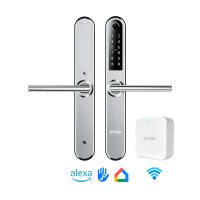 Stark Design - Cerradura Digital Acceso Principal. Modelo: S31B (Resistente Al Agua). Manilla Reversible + Gateway