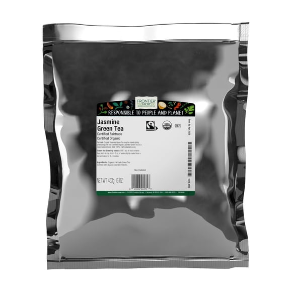 Verde jazmín orgánico Fairtrade de Tea Frontier Co-op, 480 ml