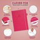thumbnail image 2 of Planificador Clever Fox B5 Fucsia para escuela y educación en casa, 2 of 6