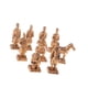 thumbnail image 1 of Chino Qin Terra Cotta Warriors Caballo Estatuilla Obra De Arte Adornos Oro, 1 of 5