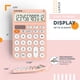 thumbnail image 3 of Calculadora CATIGA de 12 dígitos LCD rosa con alimentación dual, 3 of 7